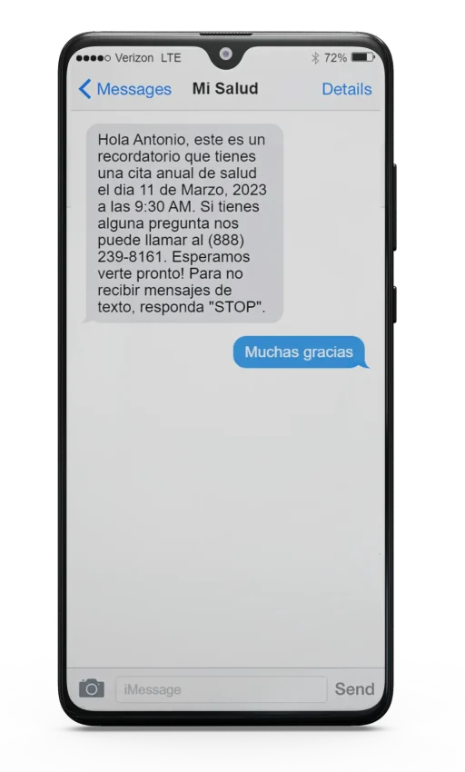 InTouch Services Texting Spanish